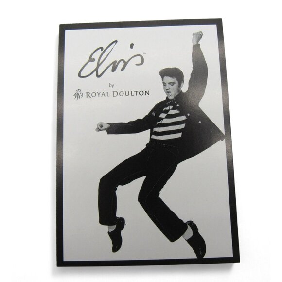 ROYAL DOULTON Elvis Jailhouse Rock Limited Edition 99/2500 Box Tag COA 2006 Figu - Picture 4 of 14